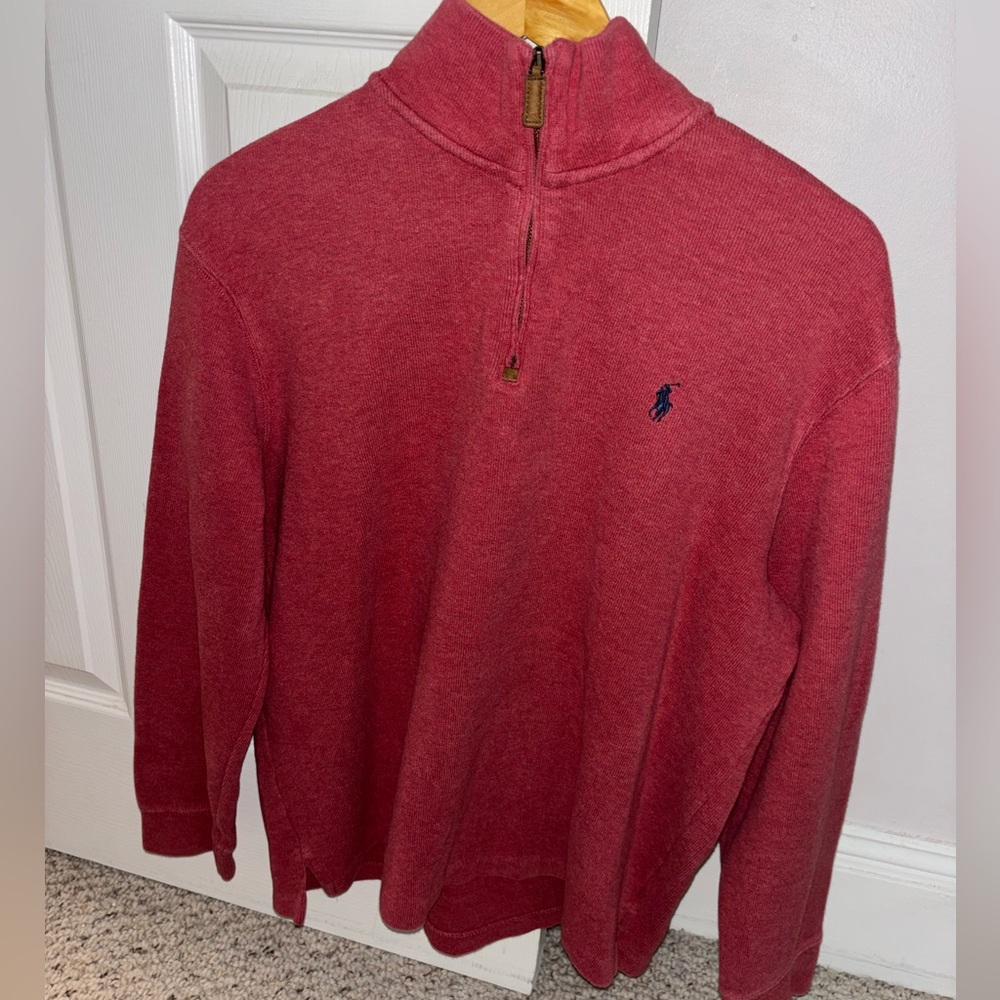 Polo Ralph Lauren Men’s Quarter Zip Sweater Sz L